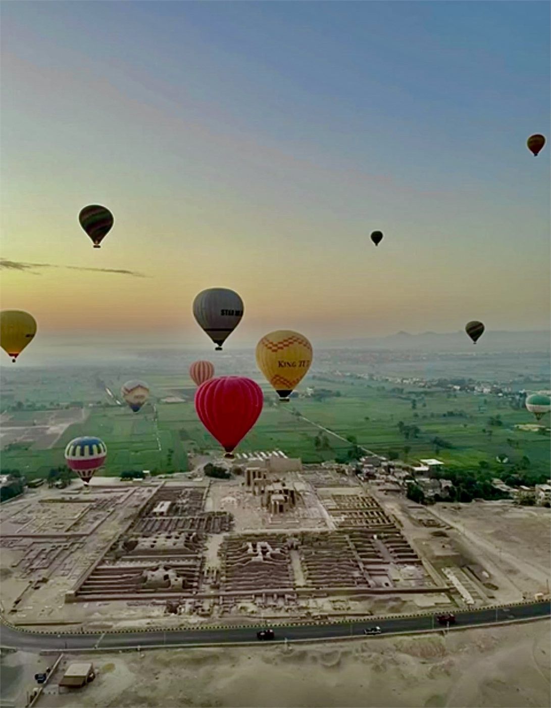 Luxor mit Ballonflug an einem Tag